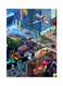 City Metal Plate Poster Multicolour 15x20centimeter
