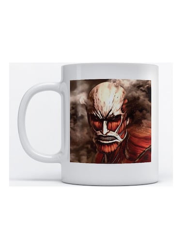 Mug Attack on Titan Anime for Coffee and Tea White 350ml