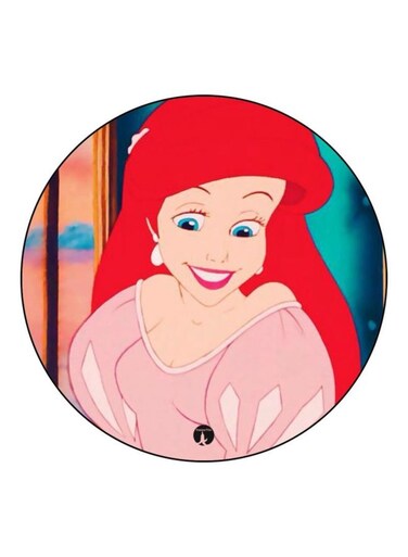 Disney Theme Printed Fridge Magnet k/Green/Red