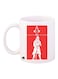 Assassin's Creed Printed Coffee Mug White/Red