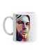 Kurt Cobain Printed Mug White/Green/Blue