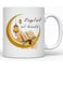 Ramadan Kareem Ceramic Coffee Mug with Moon Crescent Design