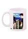 Anime Printed Coffee Mug White/Black/Green 11ounce