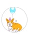 Dog Printed Fridge Magnet Multicolour