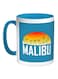 Malibu Printed Coffee Mug Turquoise/Blue/Orange 11ounce