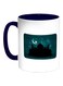 Ramadan And A Mosque Printed Coffee Mug Dark Blue/White/Black 325ml