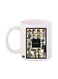 Studio Ghibli Printed Mug White/Black 12ounce
