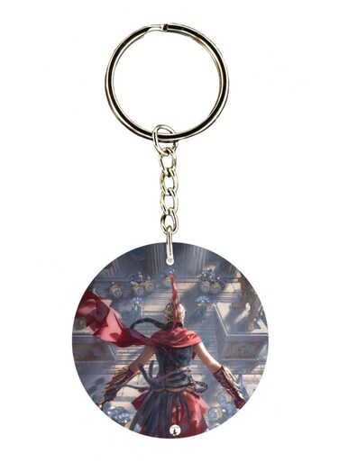 Assasins Creed Double Side Printed Keychain