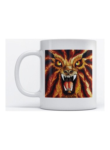 Mug Dragon for Coffee and Tea White