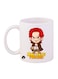 Anime One Piece Printed Mug White/Red/Yellow