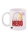 One Punch Man Printed Mug White/Red