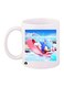 Sonic Printed Mug White/Blue/Pink
