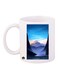 Nature Printed Mug White/Black/Blue