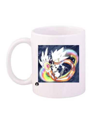 Altair Printed Mug White/Orange/Grey