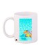Pool Printed Mug White/Blue/Yellow