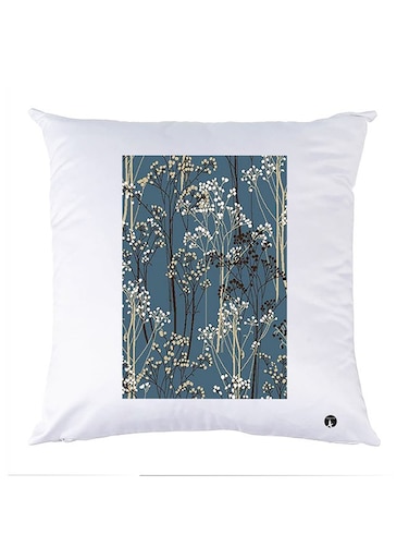 Printed Pillow Case polyester White 30x30cm