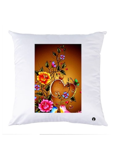 Printed Decorative Pillow Multicolour 30x30cm