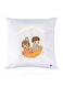 Printed Pillow Case polyester White 30x30cm