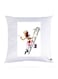 Printed Pillow polyester White 30x30cm