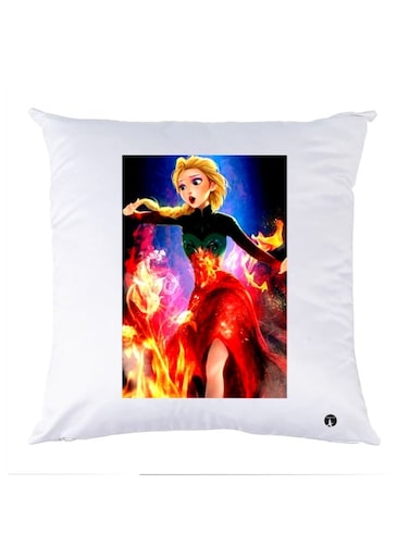 Printed Decorative Pillow Multicolour 30x30cm