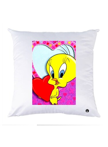 Printed Decorative Pillow Multicolour 30x30cm