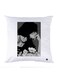 Printed Pillow Case polyester White 30x30cm