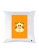 Printed Pillow Case Polyester White 30x30cm