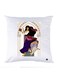 Printed Pillow Case polyester White 30x30cm