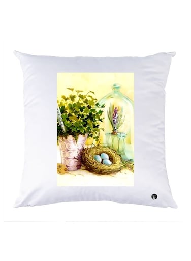 Printed Decorative Pillow Multicolour 30x30cm