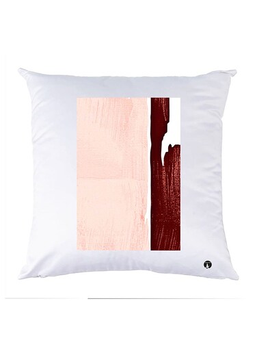 Printed Pillow polyester White 30x30cm
