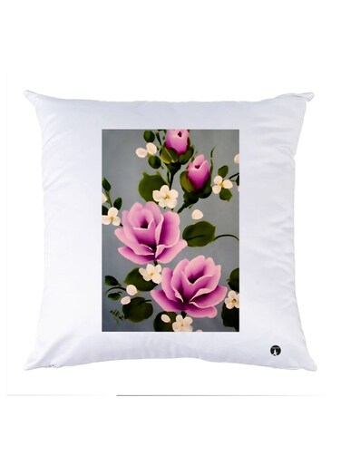 Printed Decorative Pillow Multicolour 30x30cm