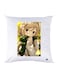 Printed Pillow polyester White 30x30cm