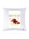 Printed Pillow Case polyester White 30x30cm