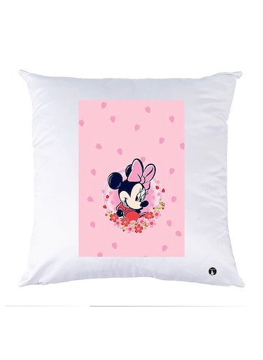 Printed Pillow Case polyester White 30x30cm