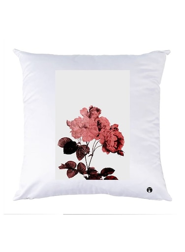 Printed Pillow polyester White 30x30cm