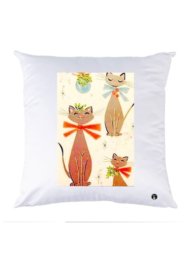 Printed Pillow polyester Multicolour 30x30cm