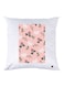 Florals Printed Throw Pillow polyester White/Pink/Green 30x30cm