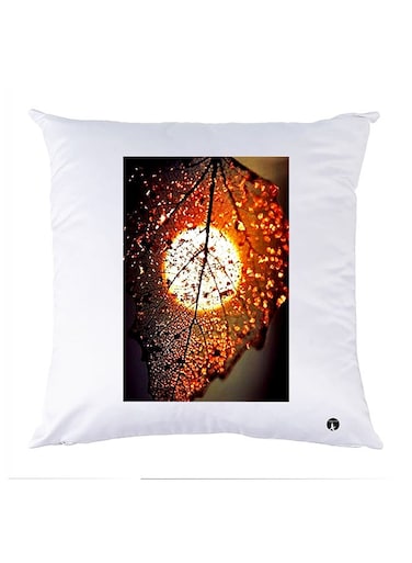 Printed Pillow polyester White 30x30cm