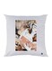 Girl Printed Throw Pillow polyester White/Brown/Black 30x30cm