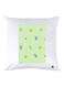 Cartoon Printed Throw Pillow White/Green/Yellow 30x30cm