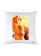 Printed Pillow polyester White 30x30cm