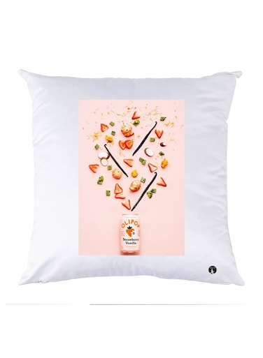 Printed Decorative Pillow Multicolour 30x30cm