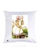 Printed Pillow Case polyester White 30x30cm