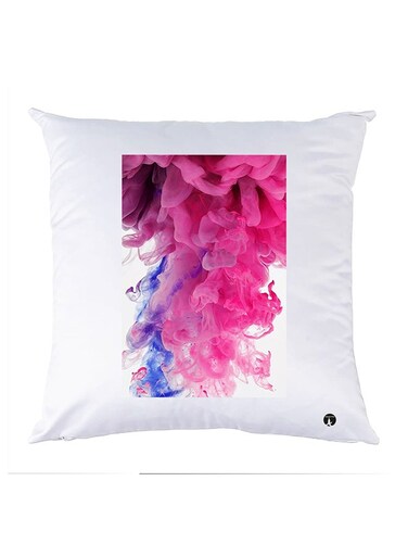 Printed Pillow Case polyester White 30x30cm