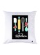 Printed Pillow Case polyester White 30x30cm