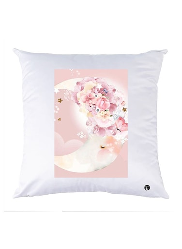 Printed Pillow Case polyester White 30x30cm