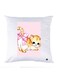 Printed Pillow Case polyester White 30x30cm