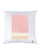 Printed Decorative Throw Pillow White/Pink/Beige 30x30cm