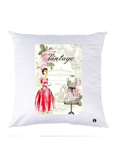 Printed Pillow Polyester Multicolour 30x30cm