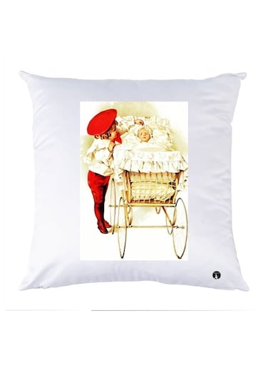 Printed Pillow polyester Multicolour 30x30cm